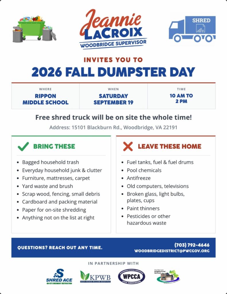 Fall Dumpster Day Flyer